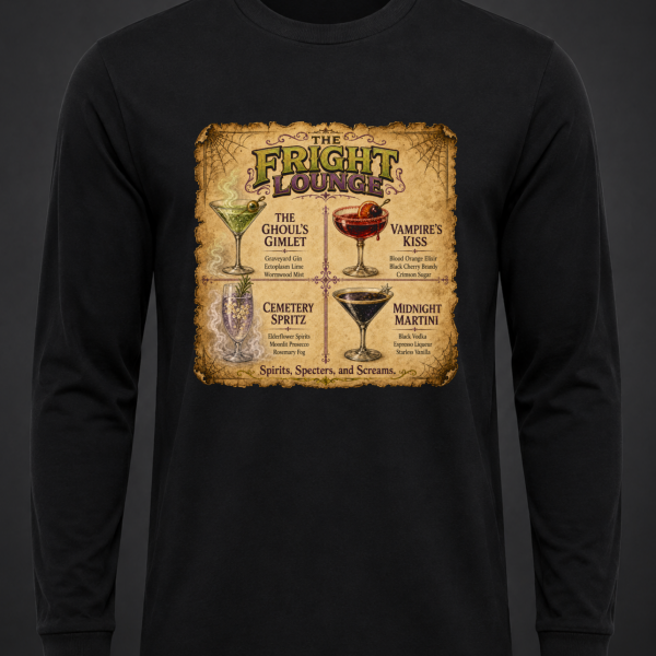 Drink Menu Long-Sleeve Tee
