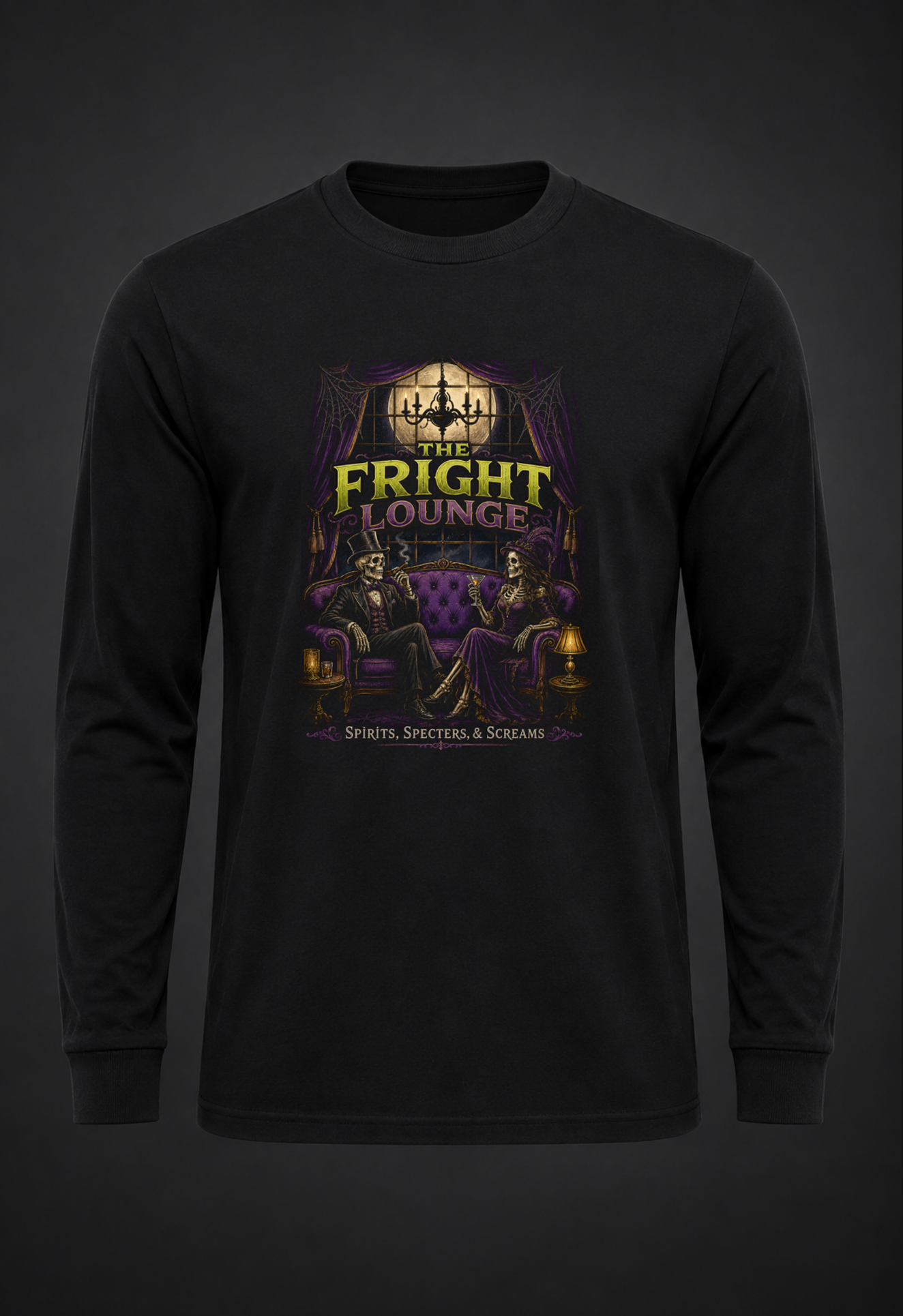 Skeleton Couple Long-Sleeve Tee