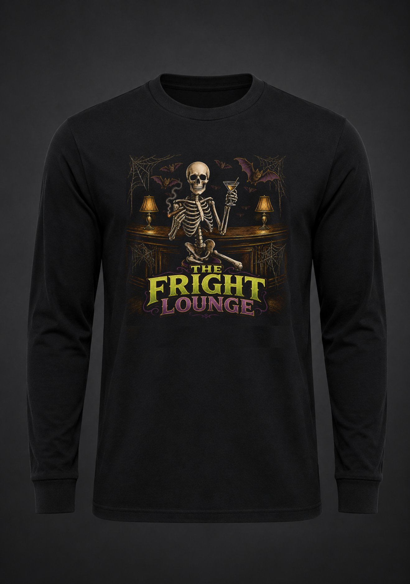 Skelly at the Bar Long-Sleeve Tee
